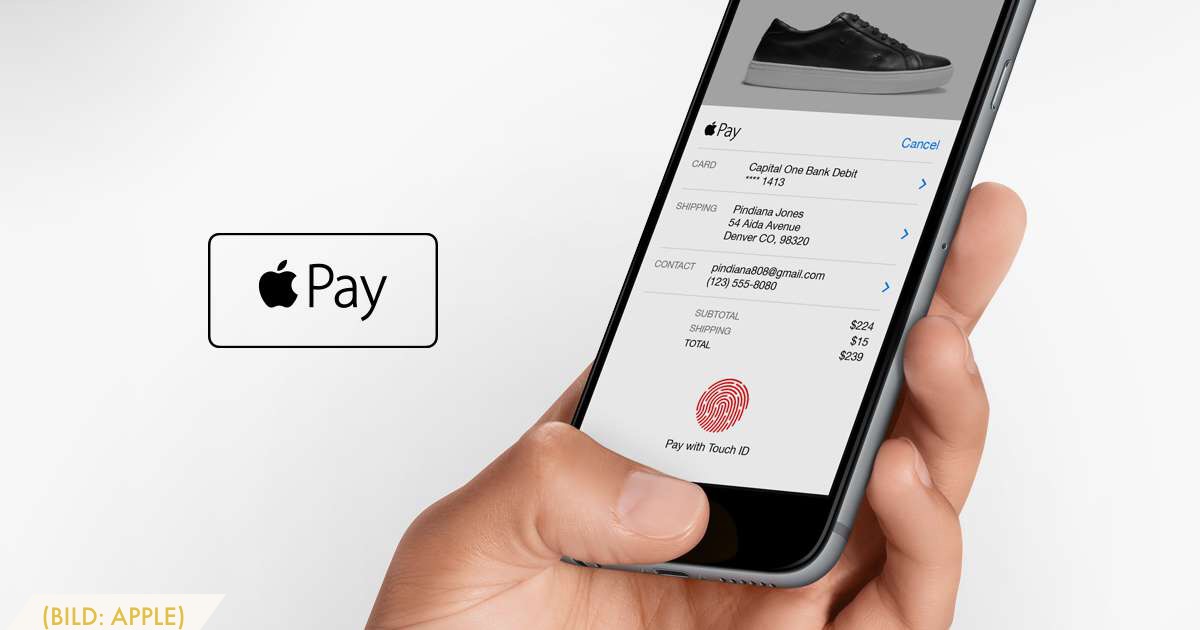 Apple Pay on iPhone is ready for contactless payment.