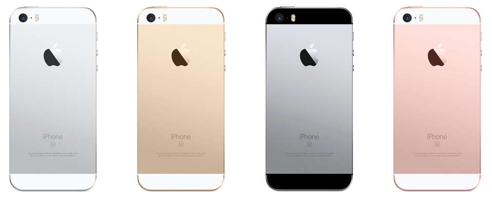 iPhone SE first model back in gold and space gray