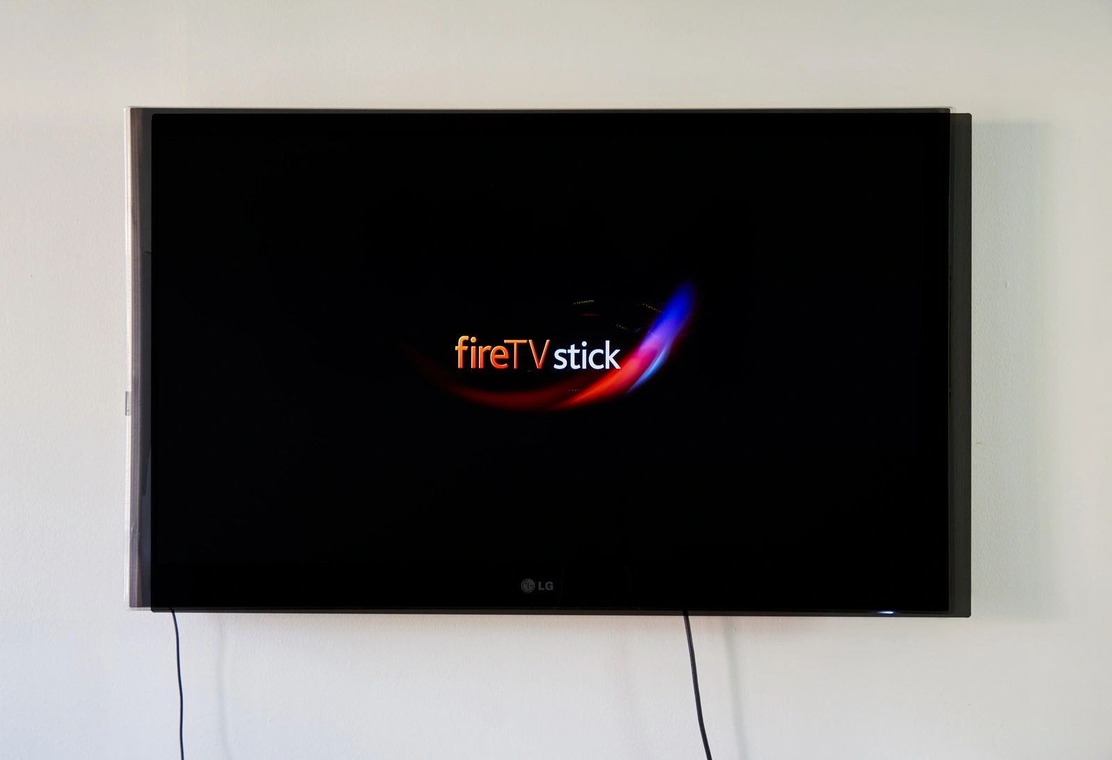 MONTREAL CANADA - NOVEMBER 15 2017: Amazon Fire TV Stick on LG TV. Amazon Fire TV Stick is a low cost version in an HDMI stick format of Amazon Fire TV Android based.