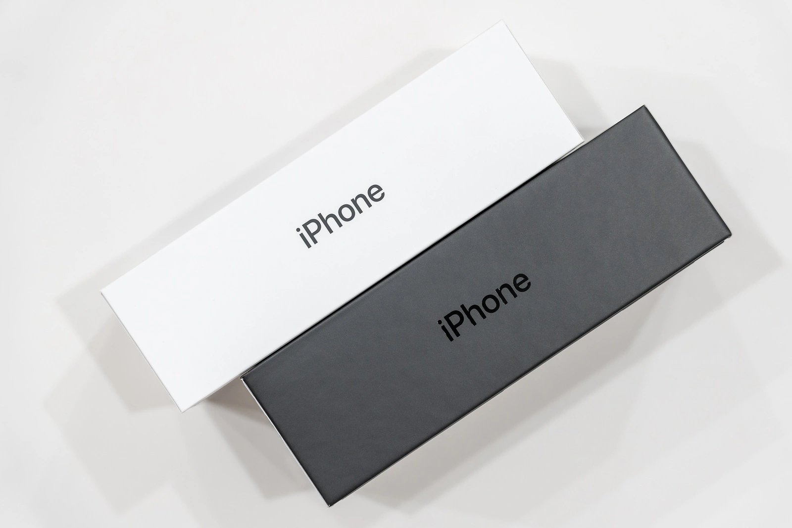 Moscow, Russia - September 24, 2019: Apple iPhone 11 pro and iPhone X 10 smartphone in boxes on a white background