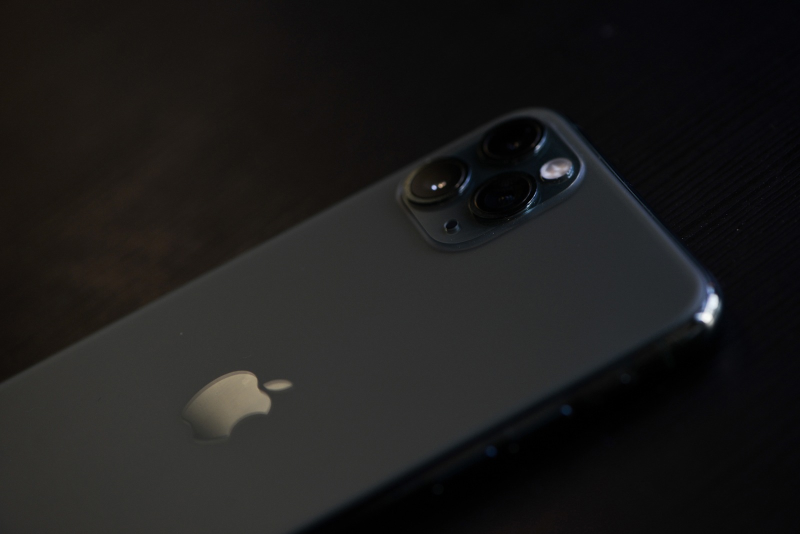 Shanghai, China: November 19, 2019: Brand new stylish iPhone 11 Pro Max with significant triple cameras alongside