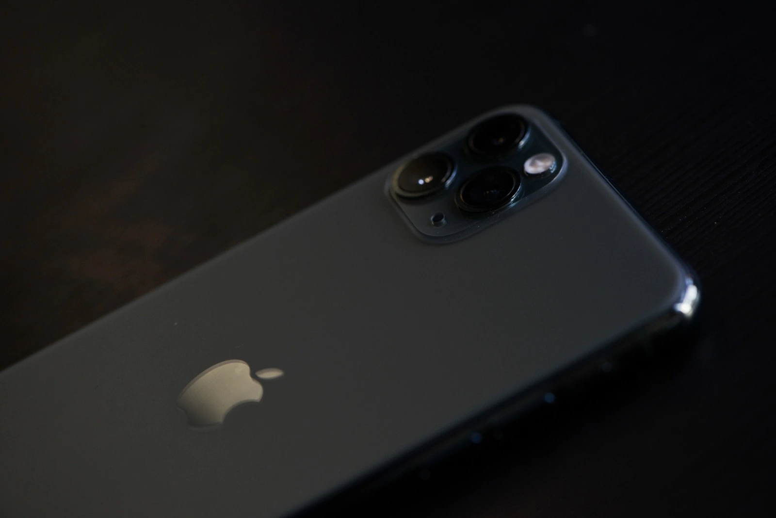 Shanghai, China: November 19, 2019: Brand new stylish iPhone 11 Pro Max with significant triple cameras alongside