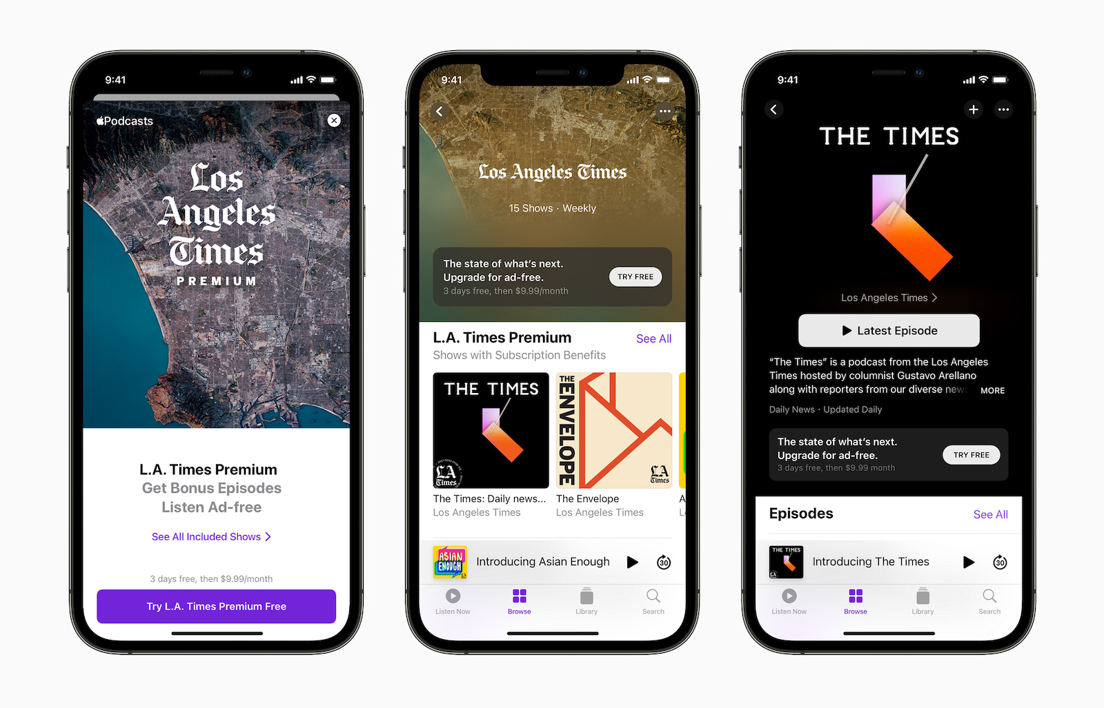 Apple's podcast subscriptions