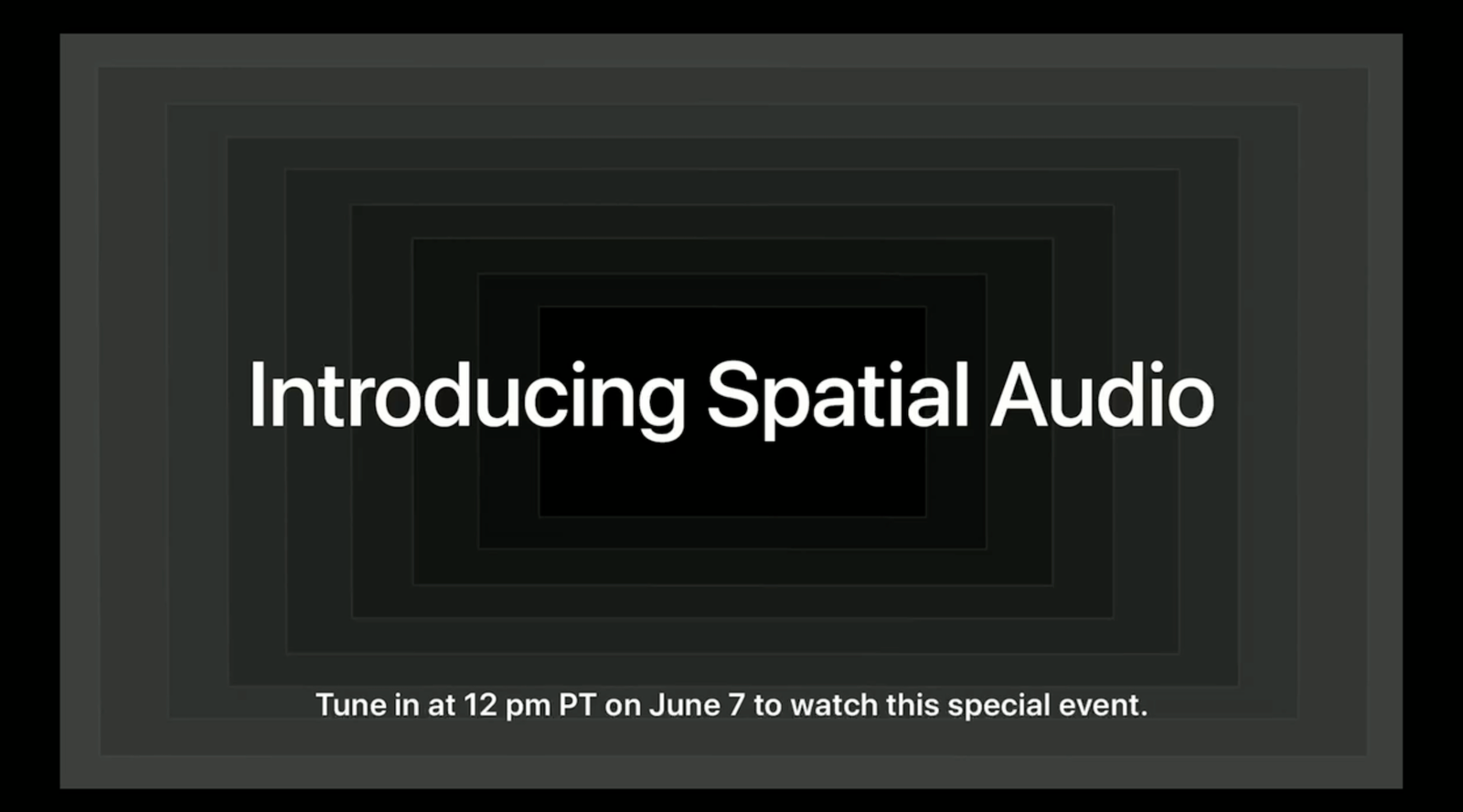 Apple Music Spatial Audio Special Event