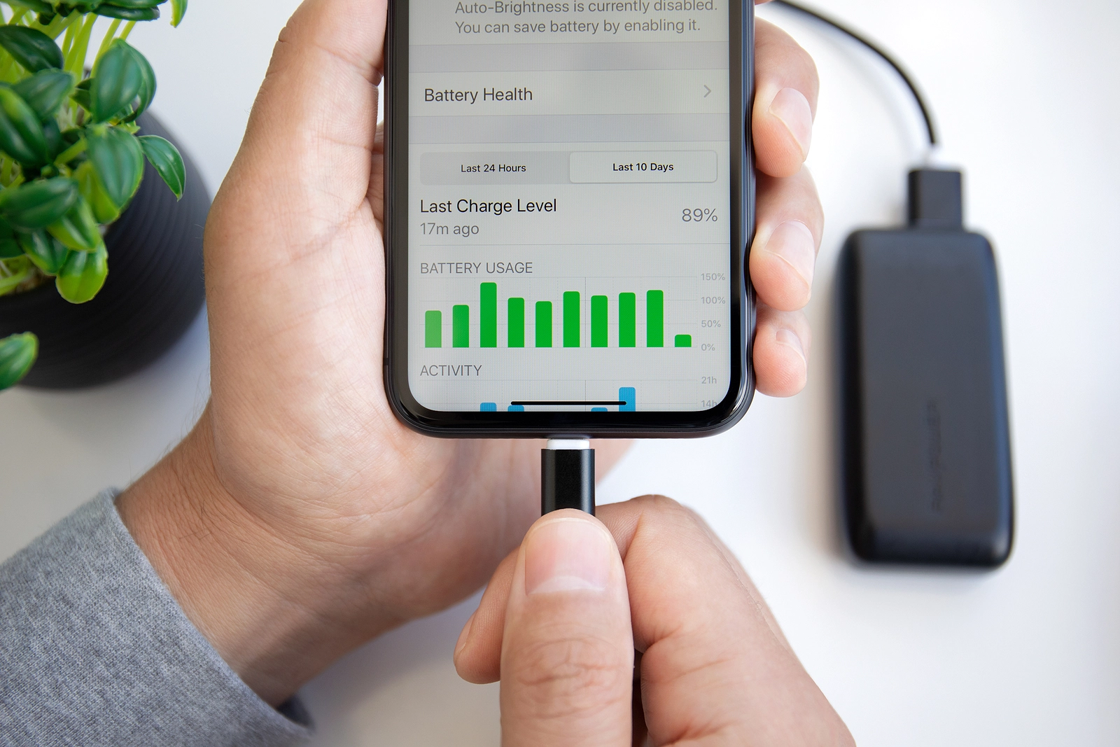 iPhone battery usage iOS 14.6