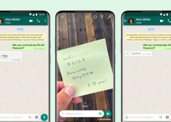 WhatsApp one-time view