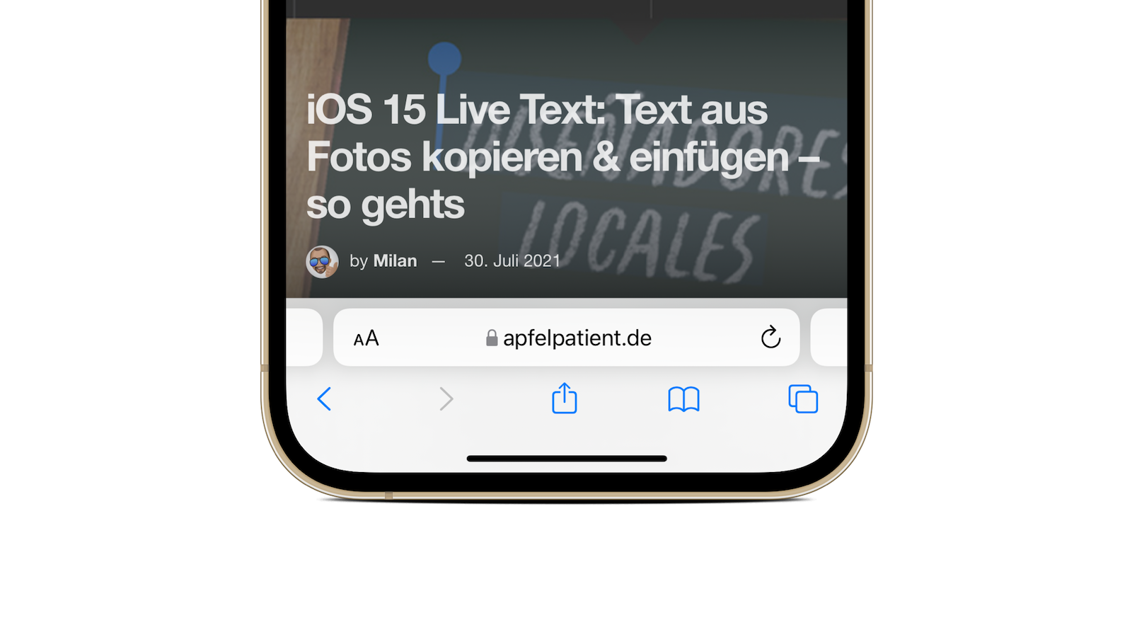 iOS 15 Safari