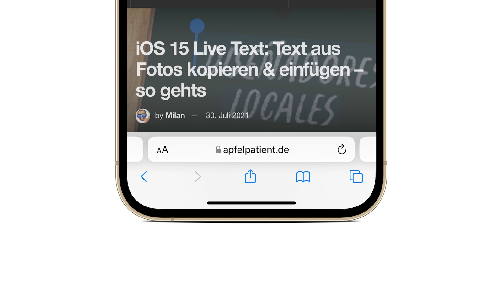 iOS 15 Safari