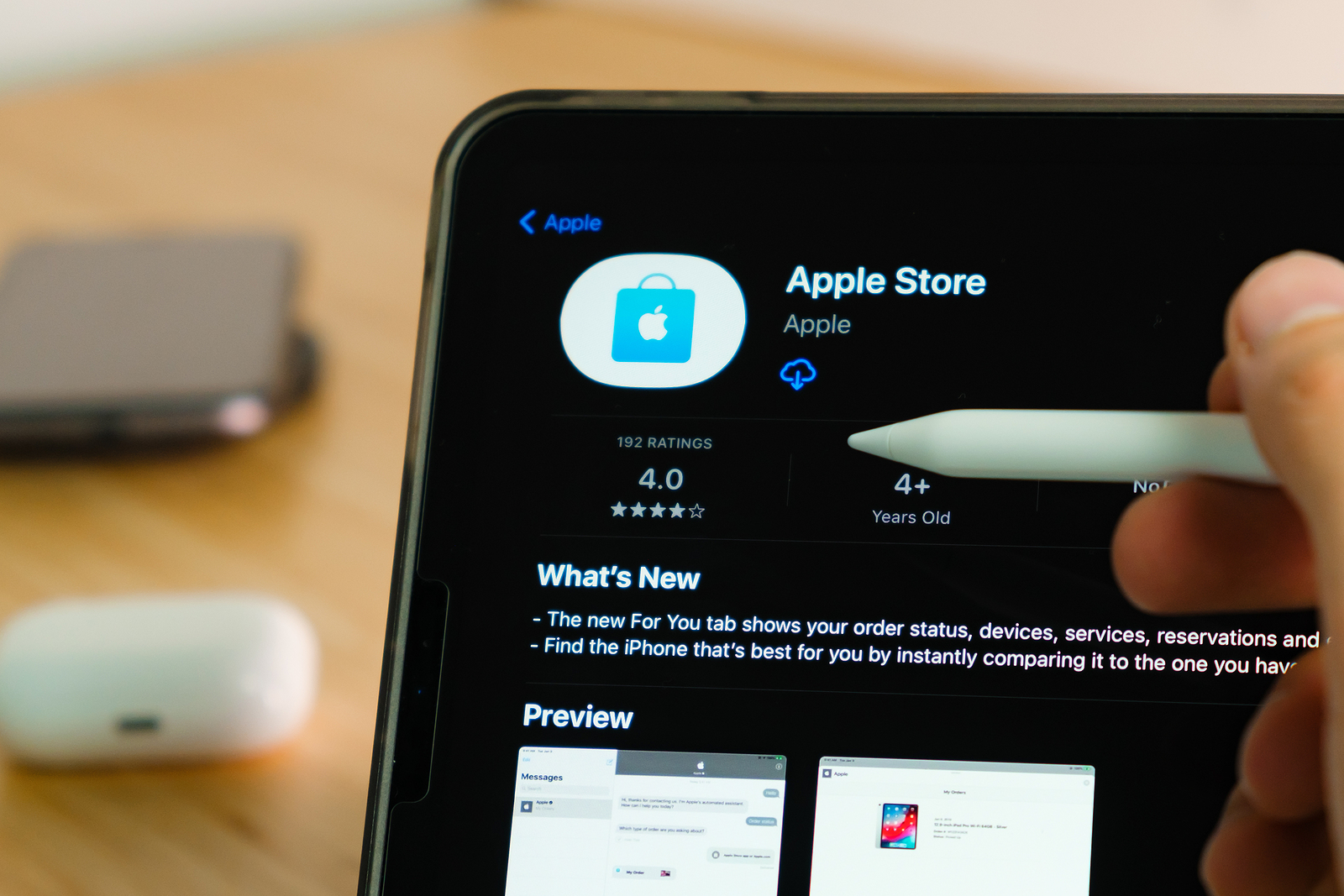 Apple Store App: Update brings useful features