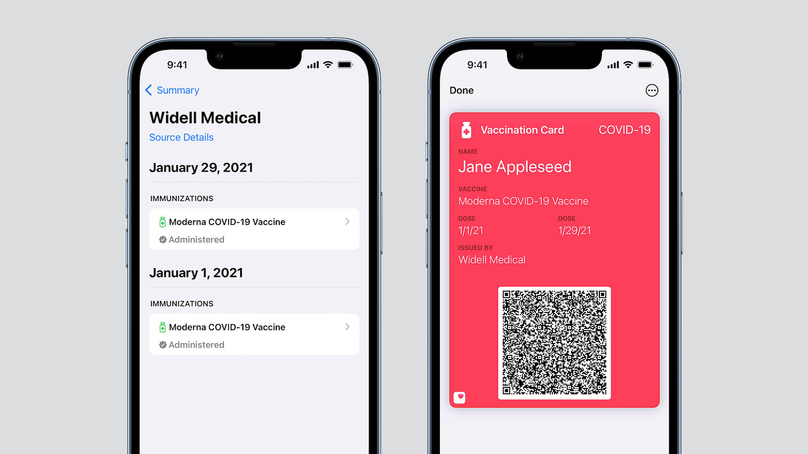 iOS 15.4: Users can store EU vaccination certificate in the Wallet app