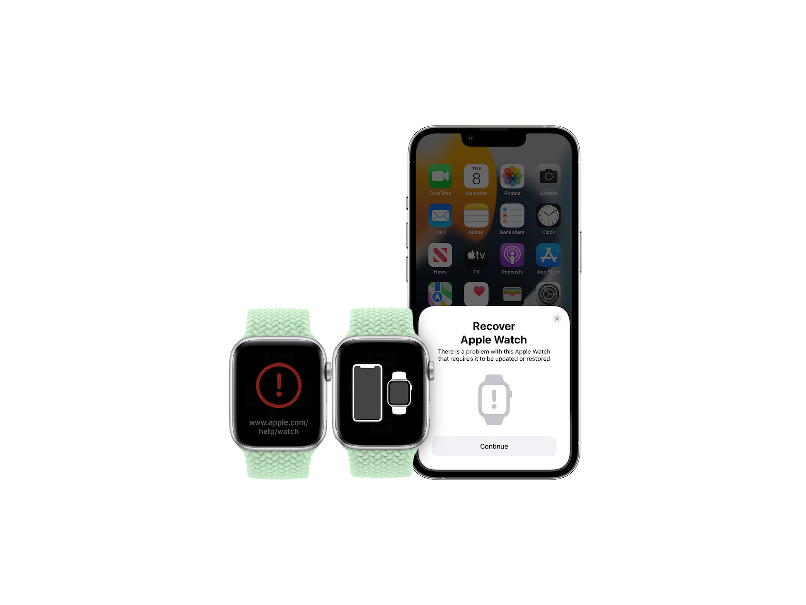 watchOS 8.5 Apple Watch Recovery