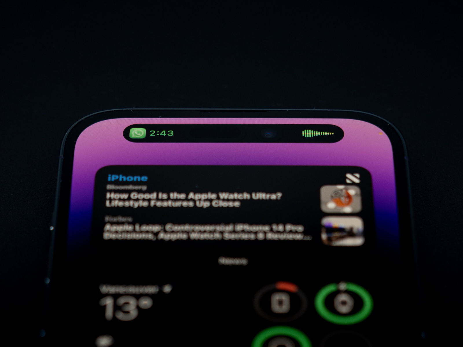 iPhone 15 Dynamic Island