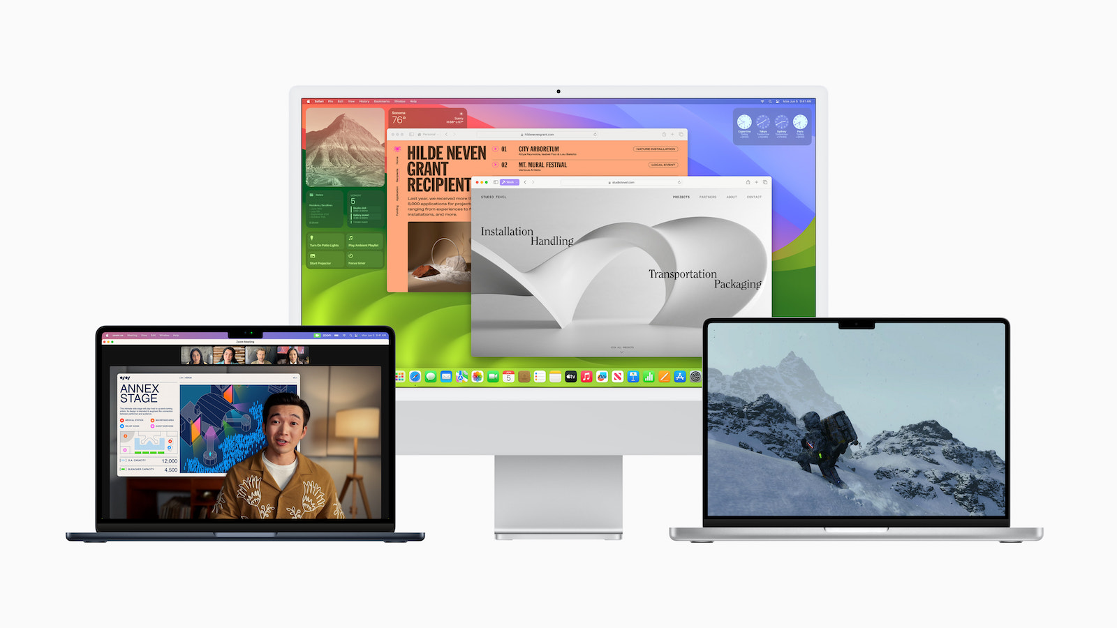 macOS 14 Sonoma Center Stage