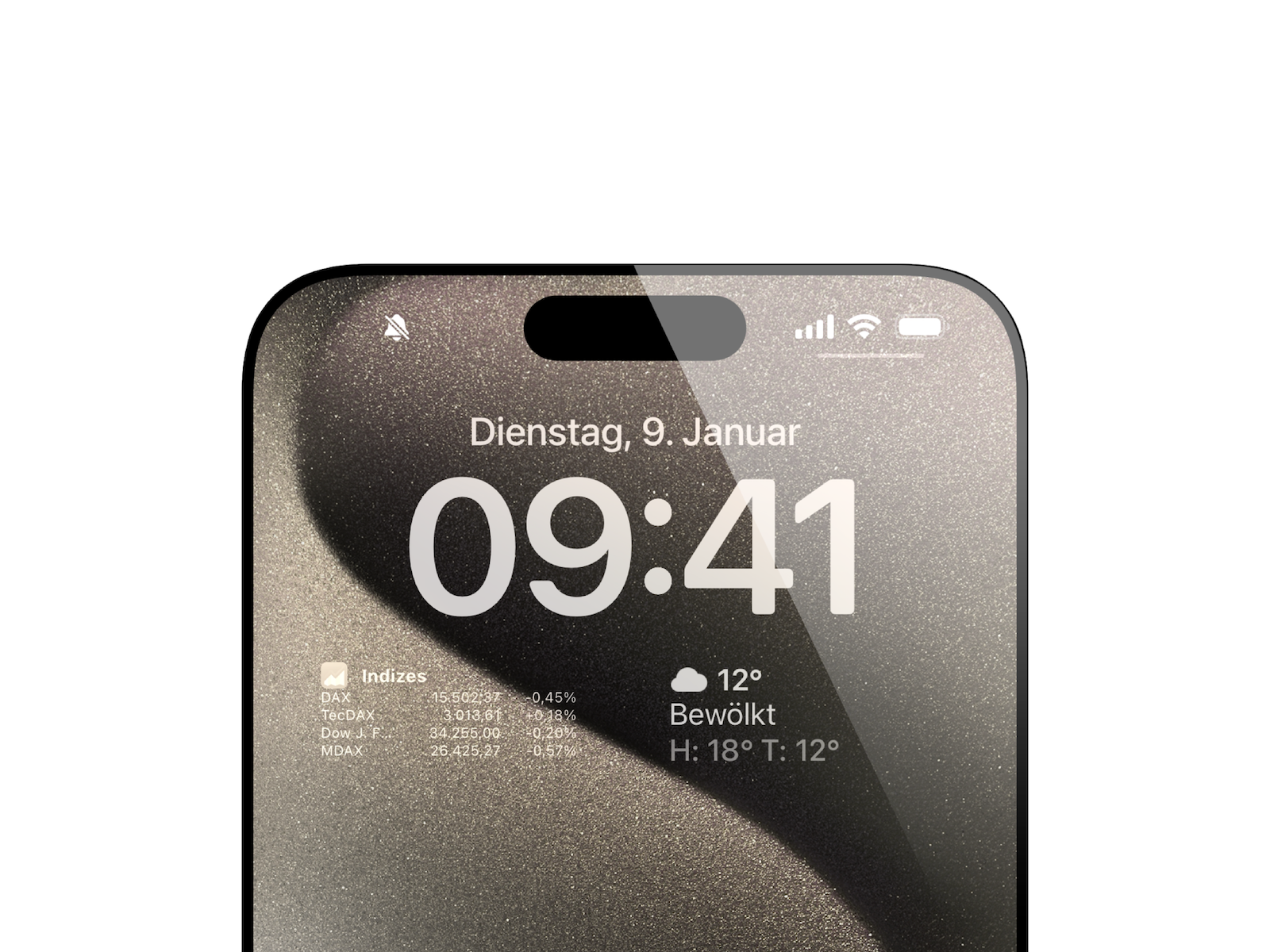 iPhone 15 Pro silent mode icon