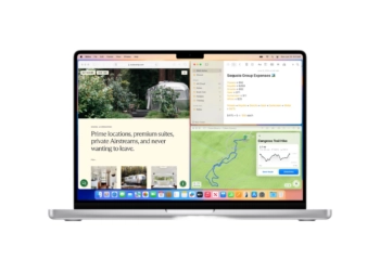 macOS Sequoia window layout