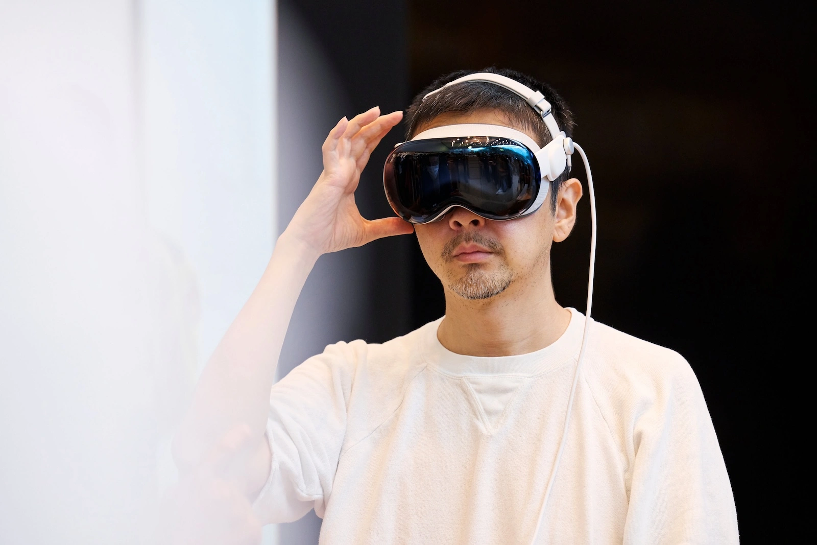 Apple Vision Pro head gestures