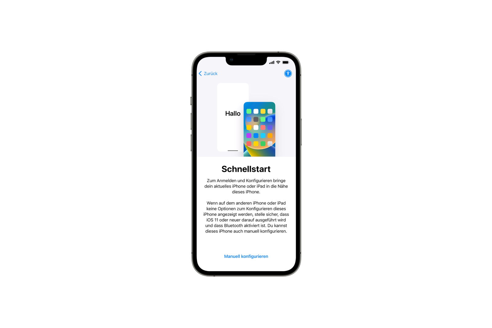 Quick start explained: Transfer data to new iPhone
