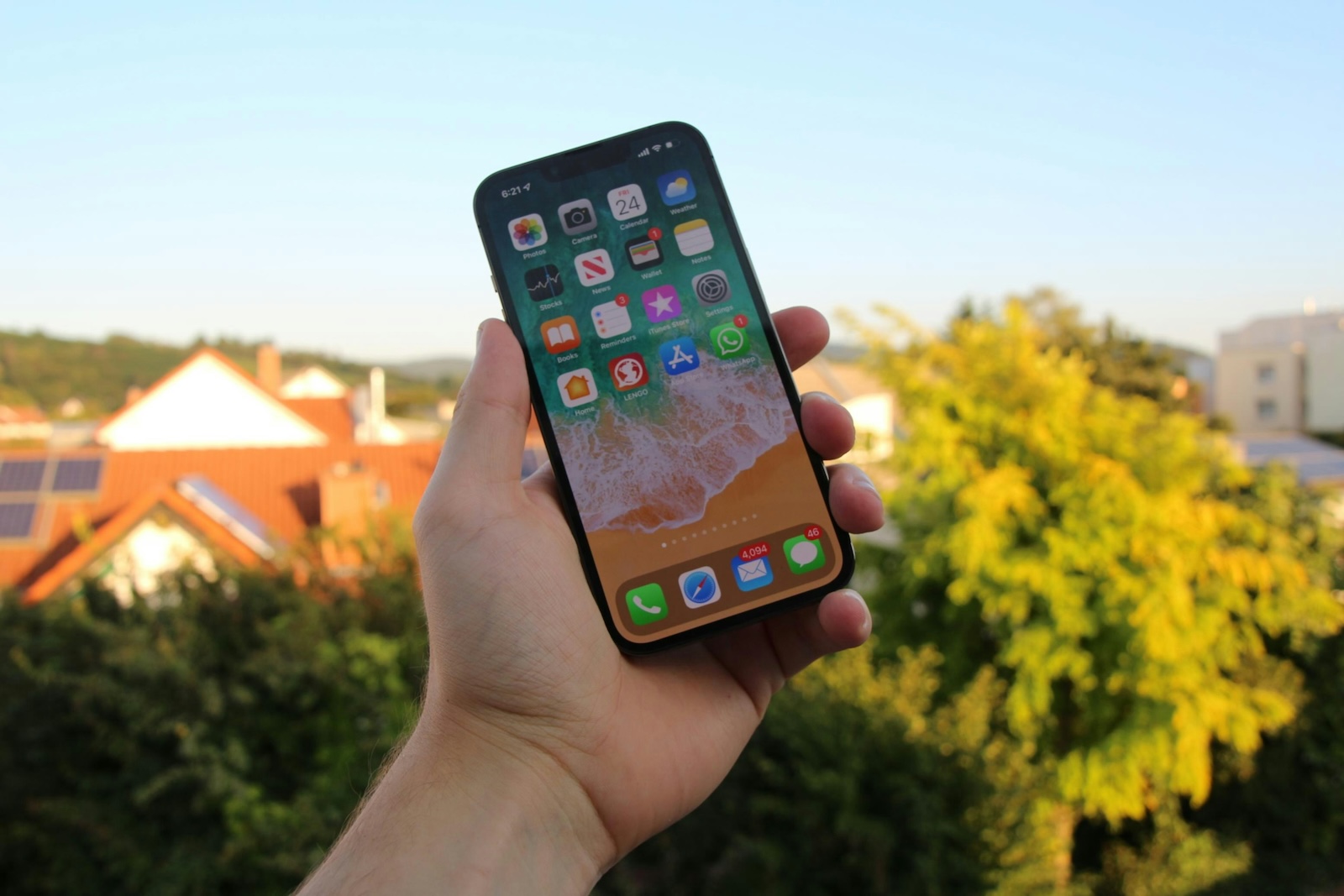 iPhone screenshot with scrolling