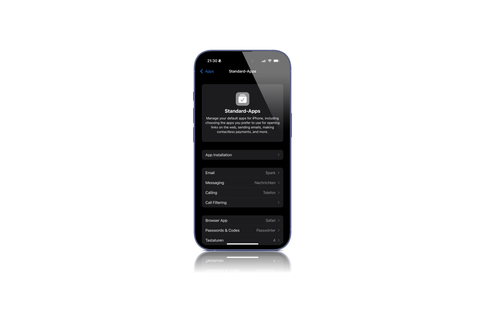 iPhone iOS 18.2 standard apps