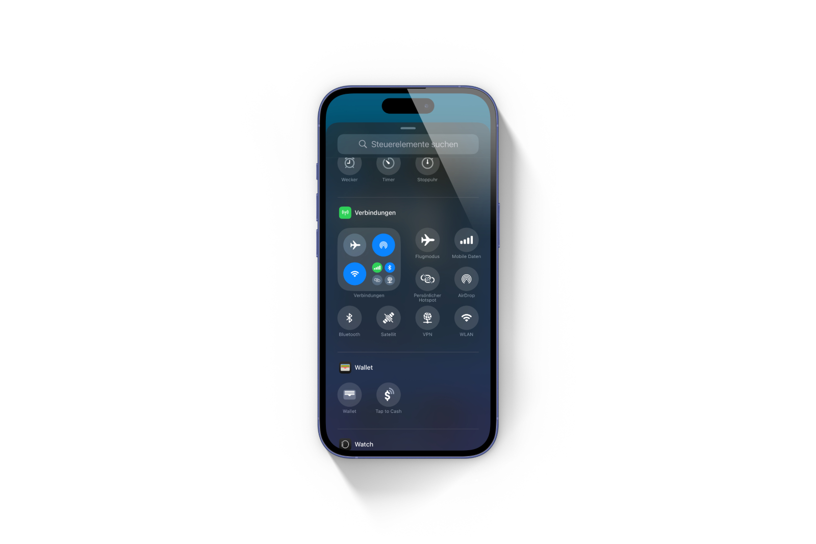 iOS 18.1 Control Center