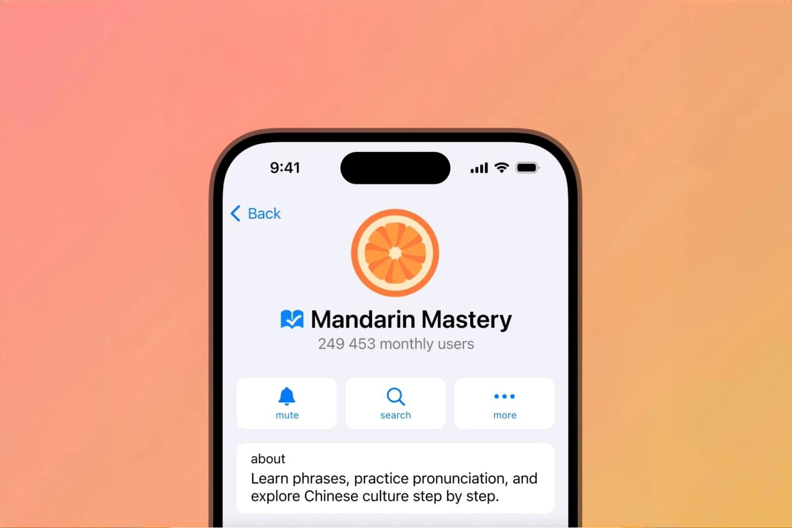 Telegram verification