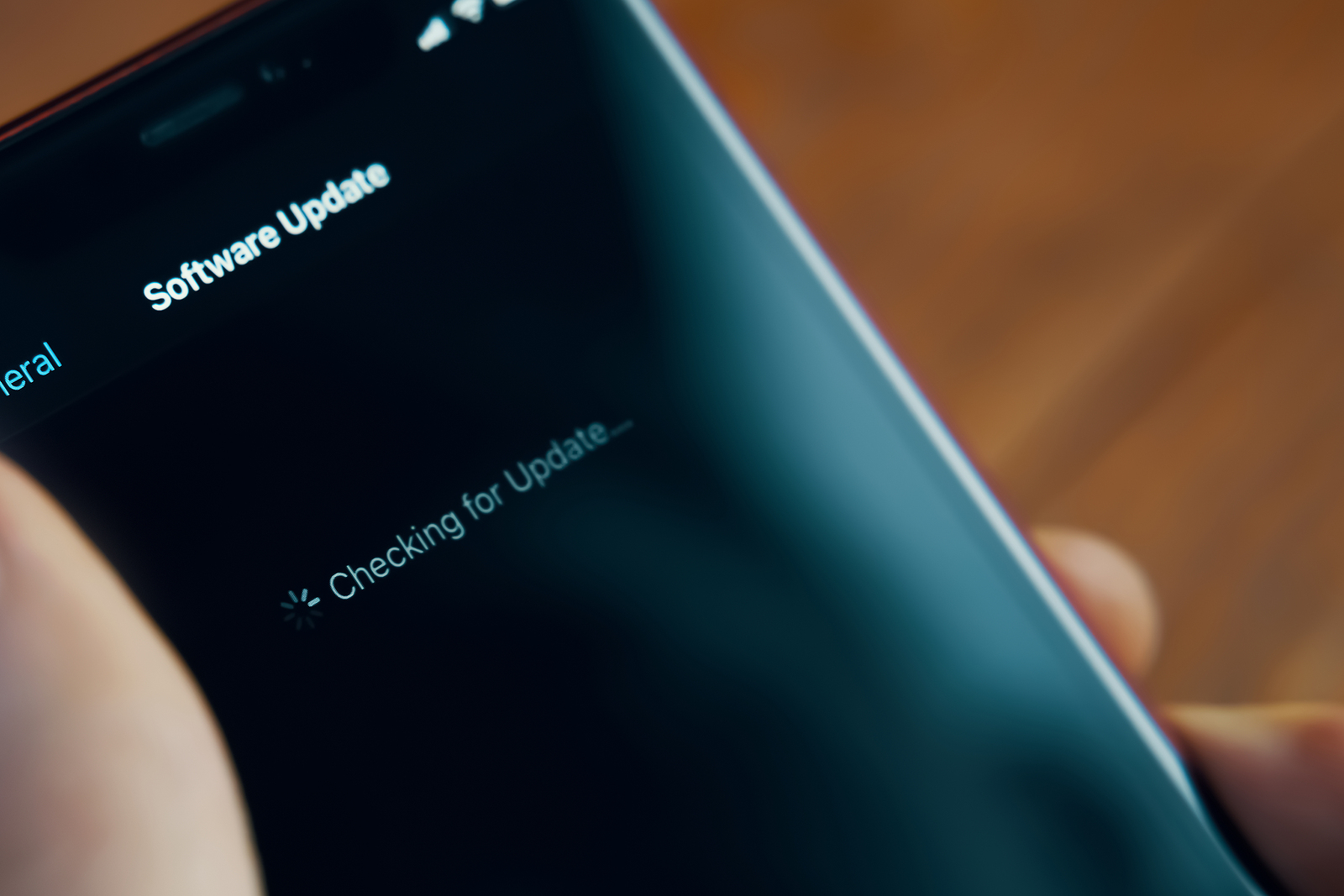 iPhone update search failed