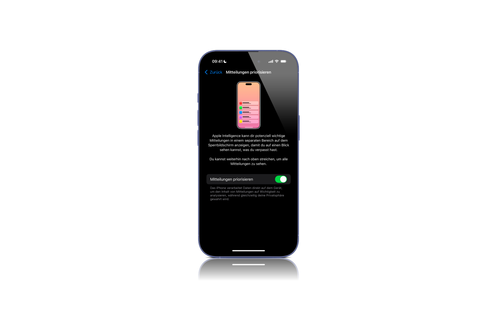 iOS 18.4 Prioritize Notifications