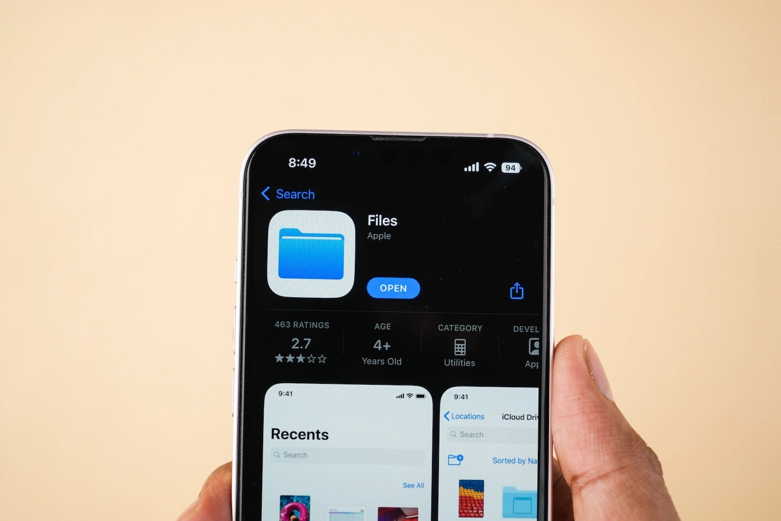 Use the iPhone Files app efficiently