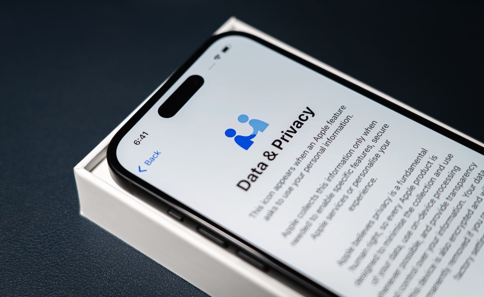 Optimize iPhone privacy