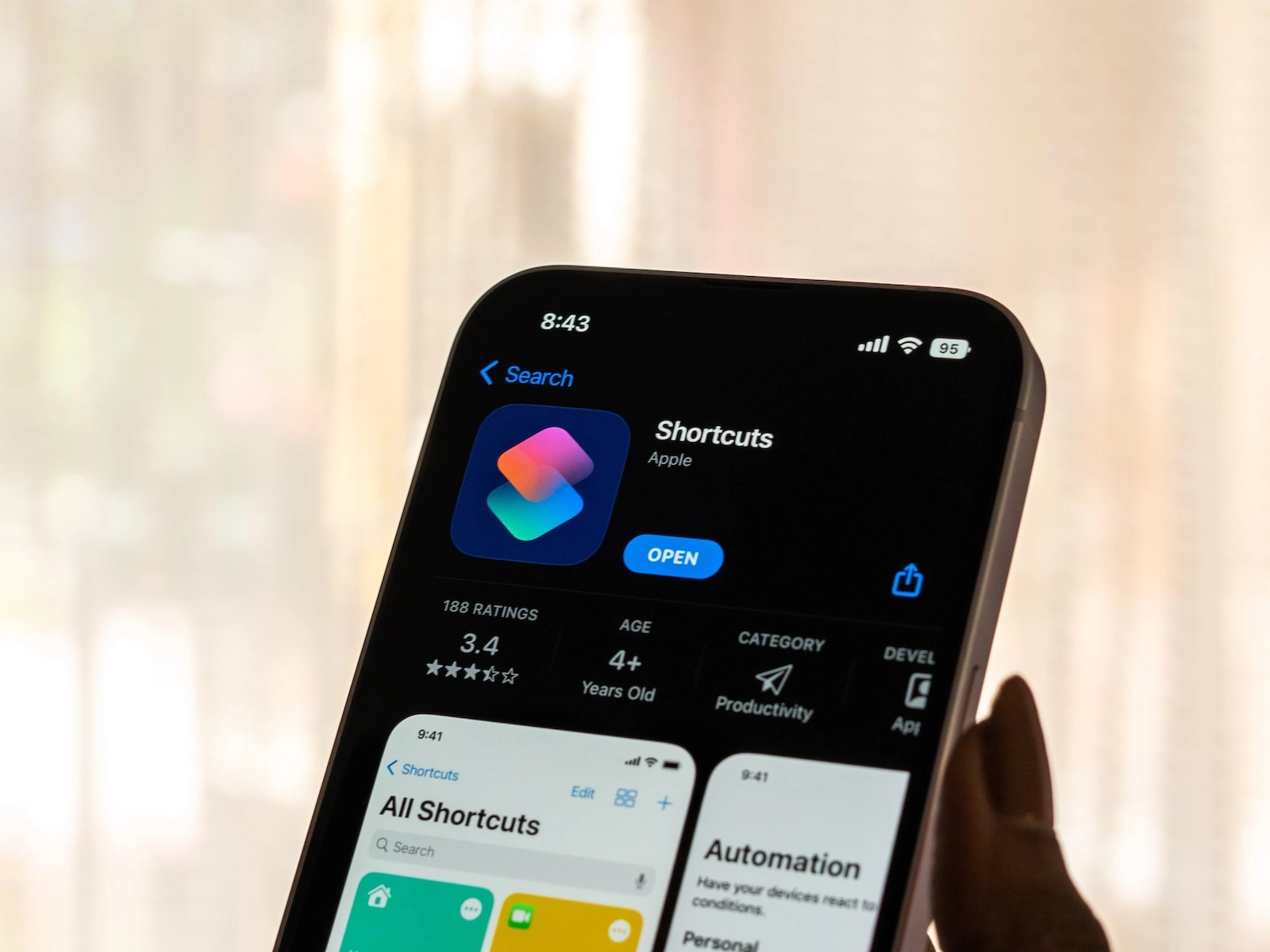 Shortcuts iOS 26