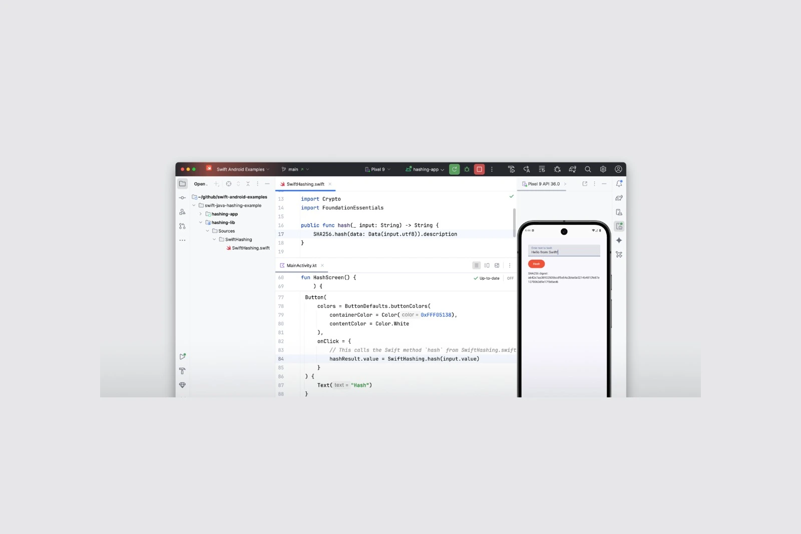 Apple Swift Android
