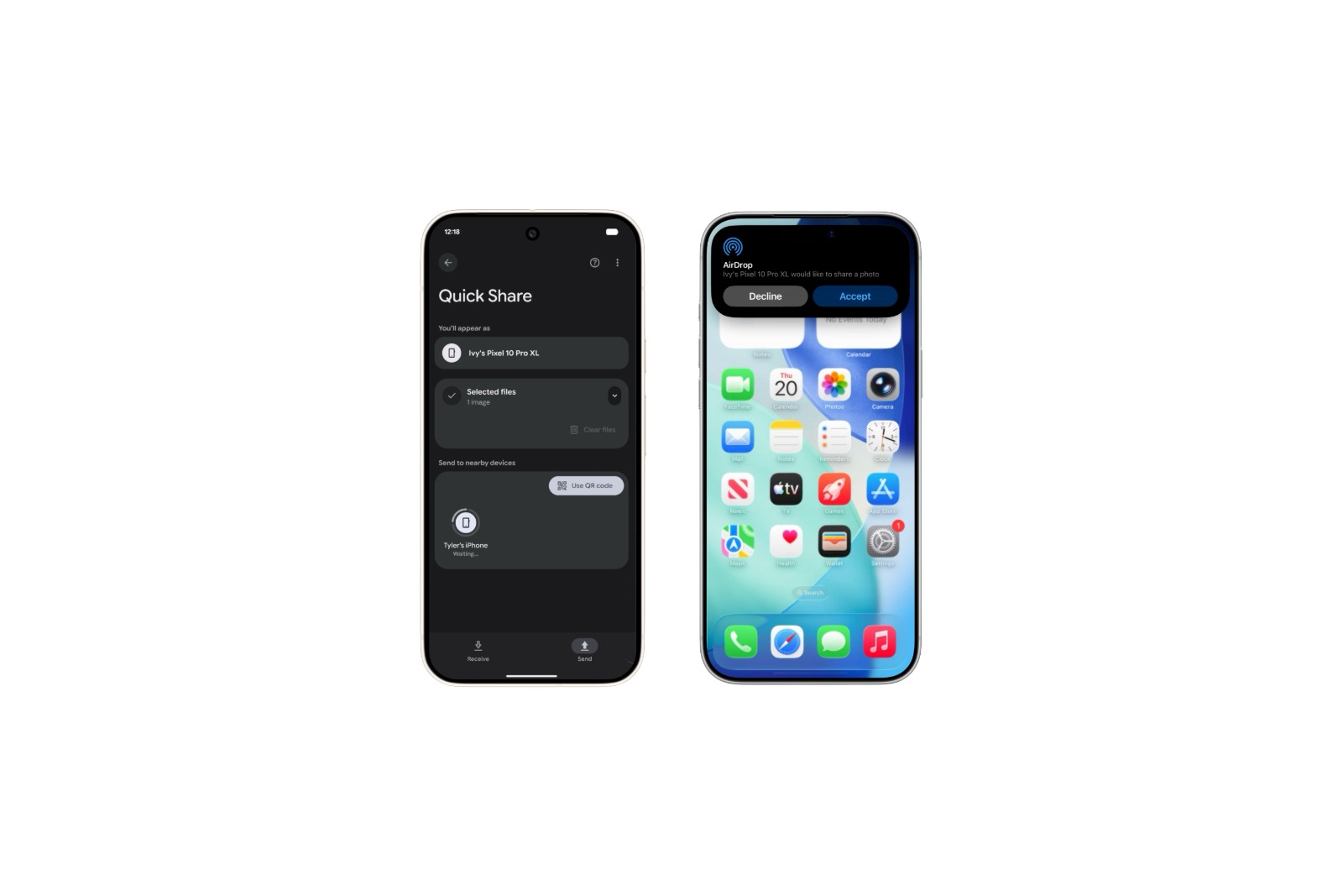 iPhone Google Android