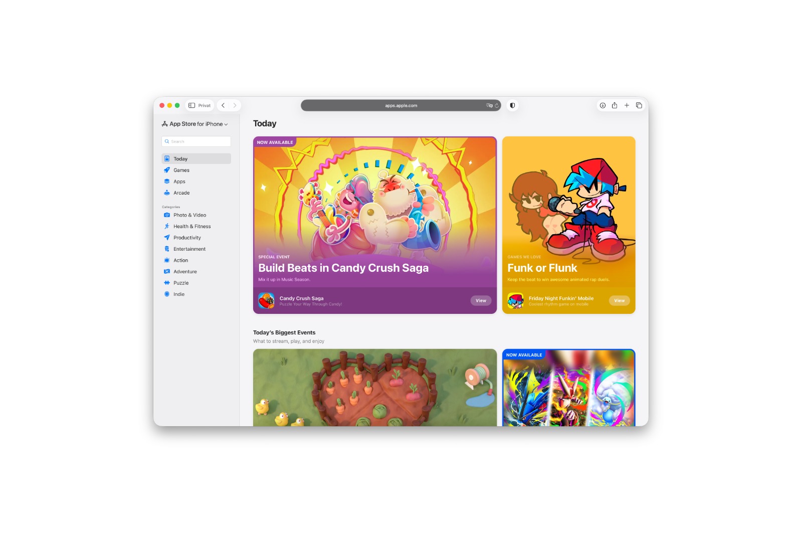 Apple App Store Web