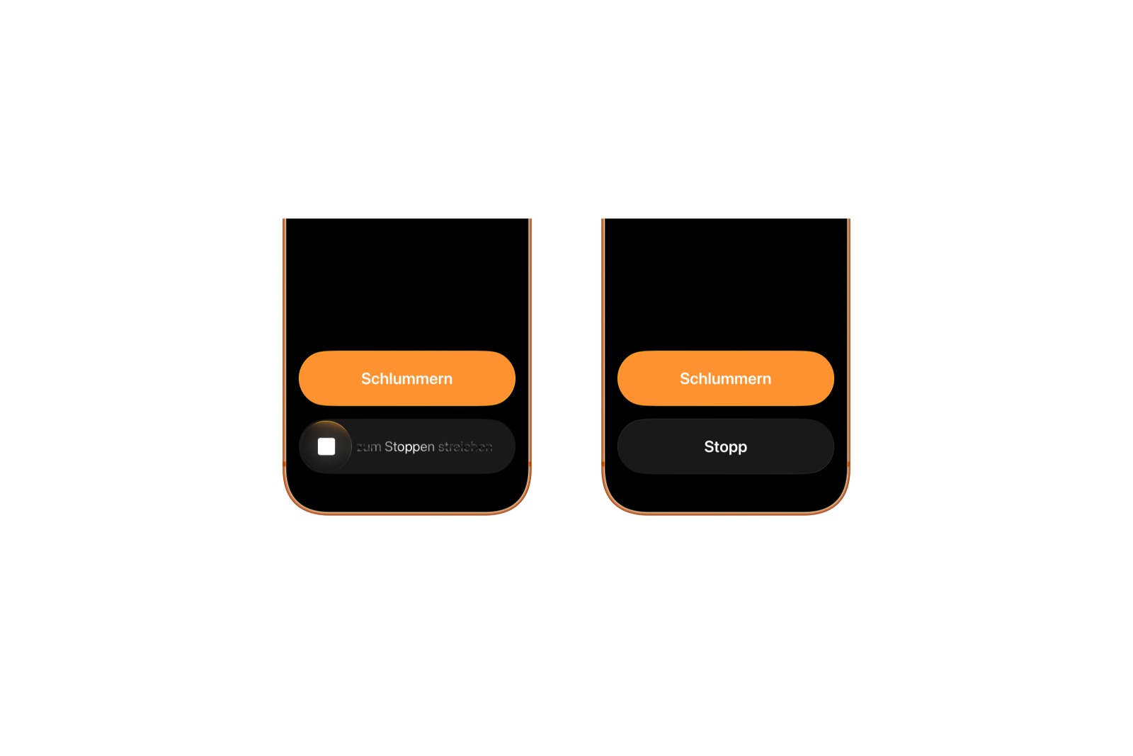iOS 26.1 Slider Stop Button