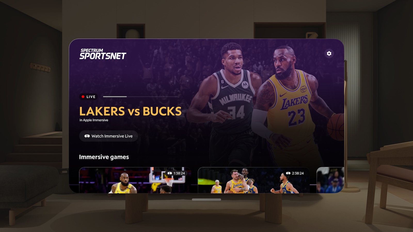 Apple Vision Pro NBA