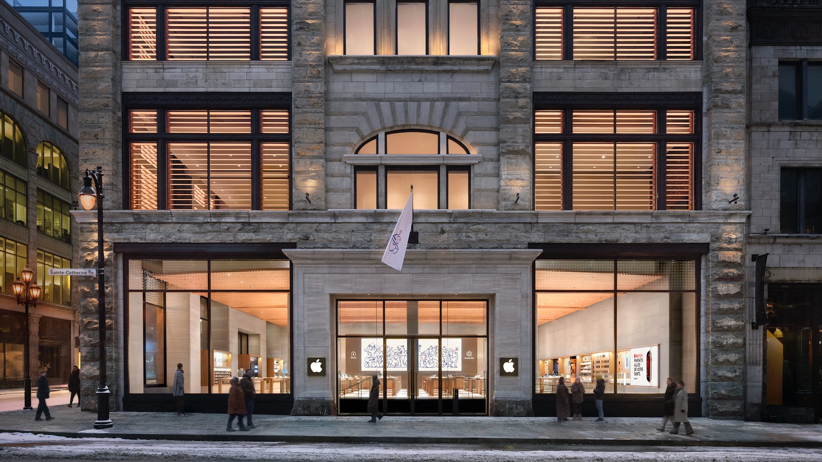 Apple Sainte-Catherine Store in Montreal