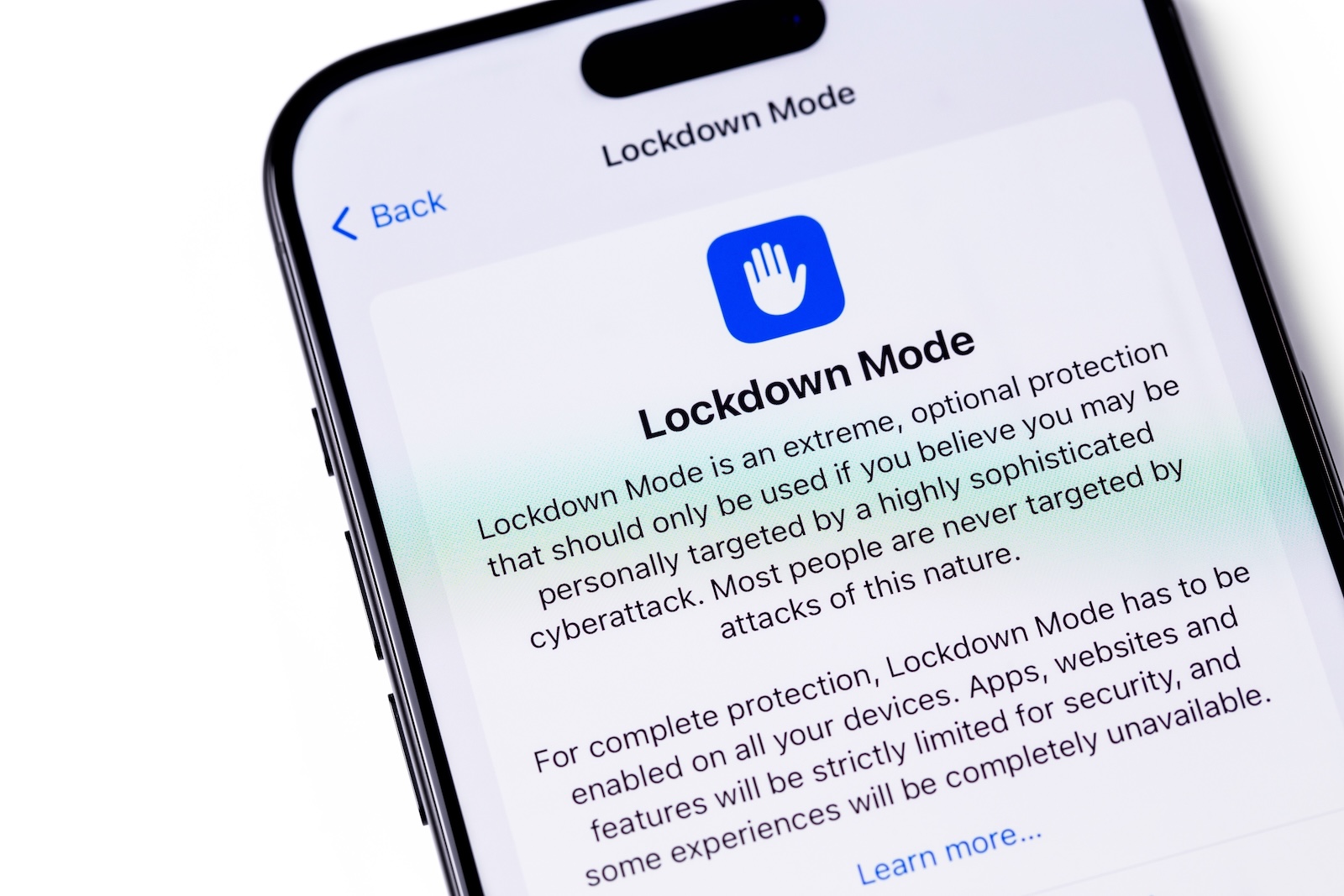 Apple's blocking mode