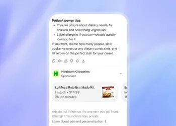ChatGPT advertising