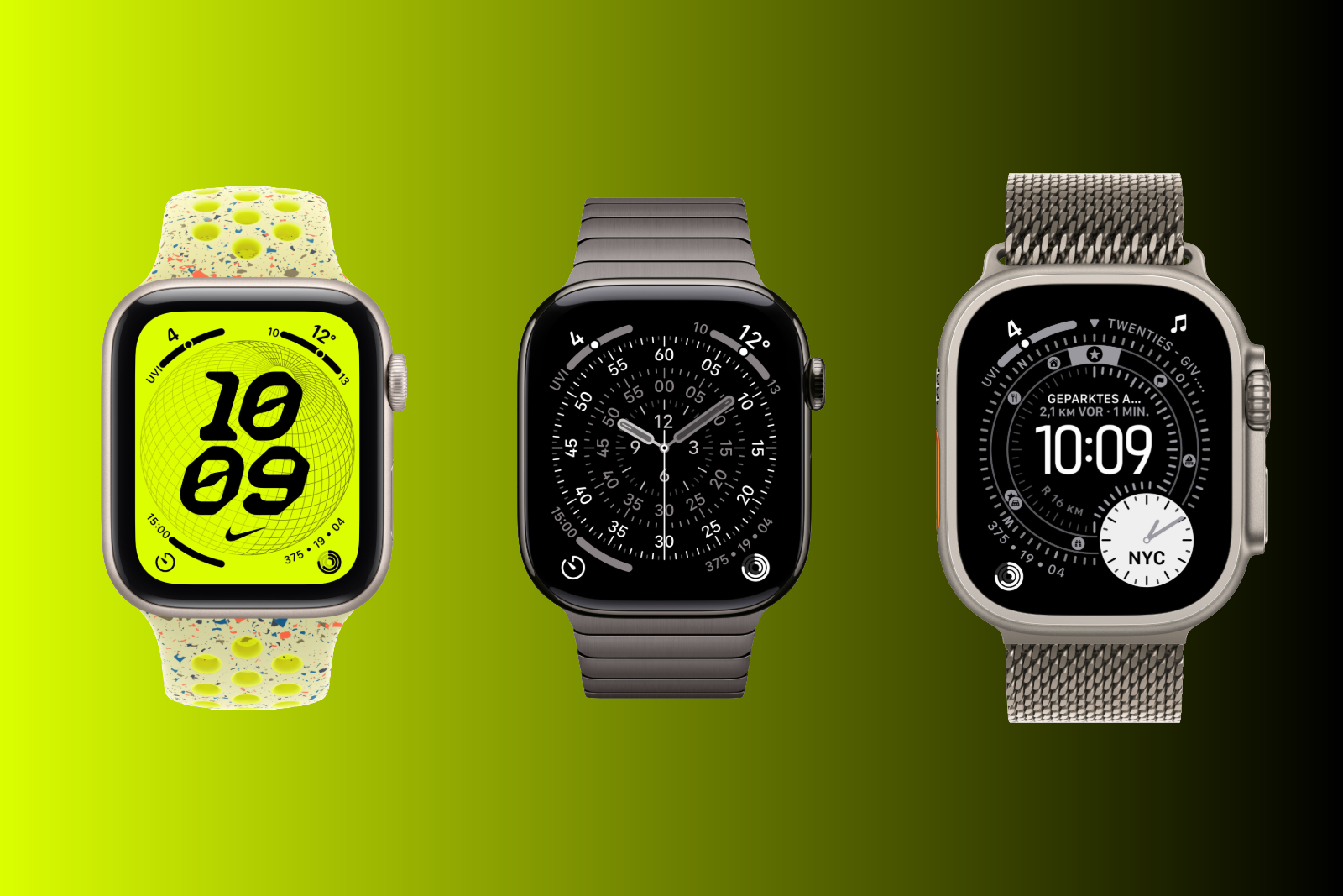 Apple Watch comparison SE 3 Series 11 Ultra 3