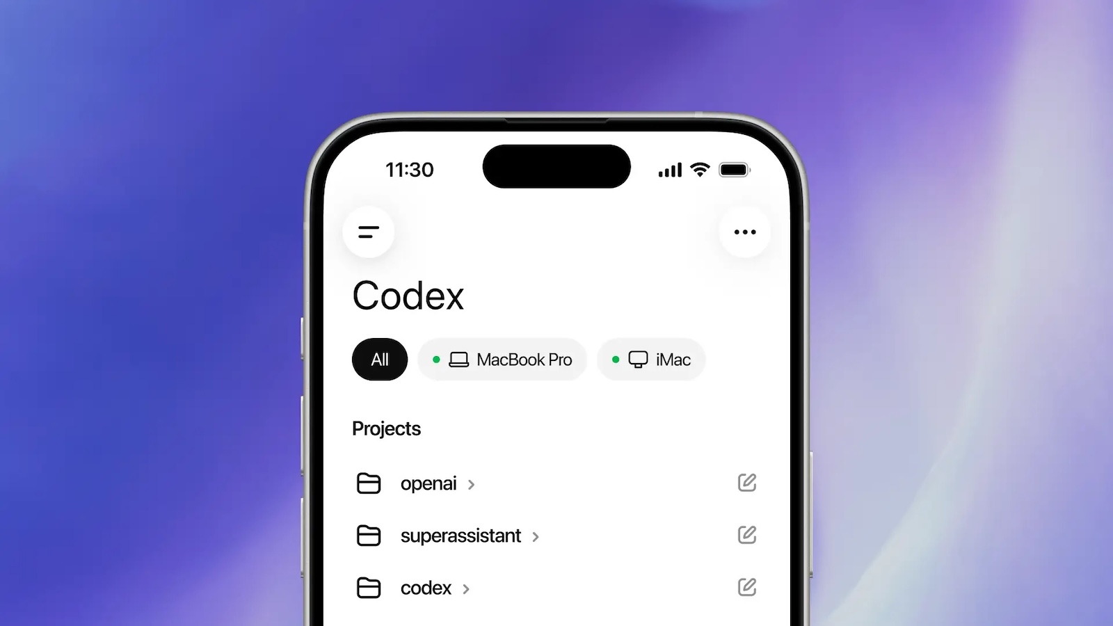 Codex ChatGPT Mobile App