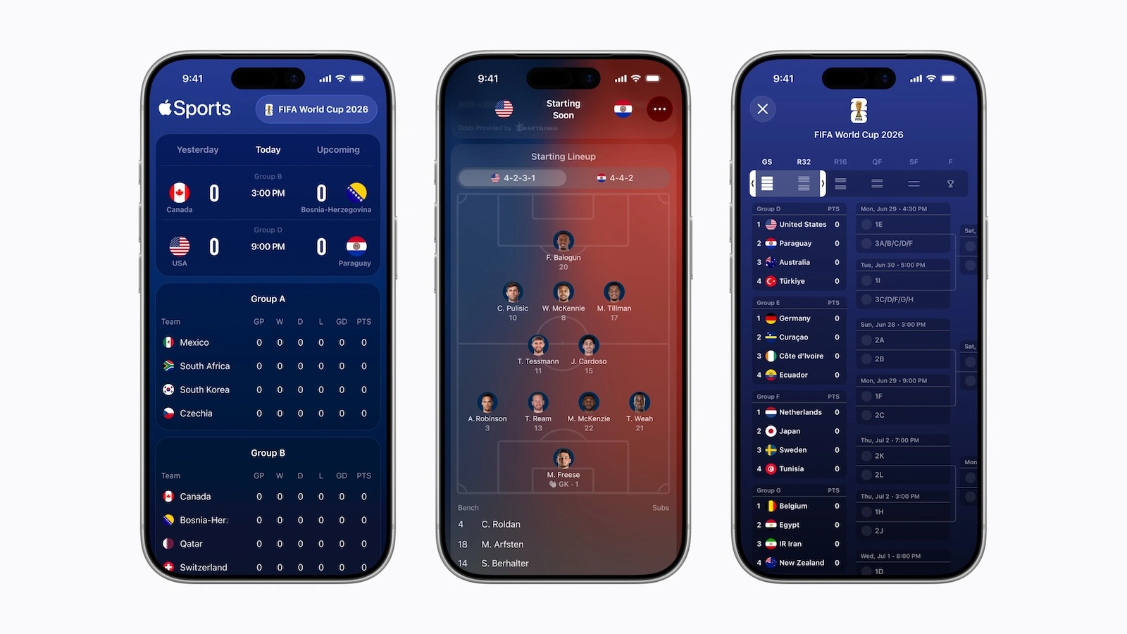 Apple Sports World Cup 2026