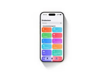 The new Discover section of the Health app in iOS 27 on an iPhone Air, where the Apple Watch hypertension notifications also appear