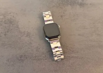 Apple Watch Series 11 Hermès with a Grand H band in Satiné, whose design the Apple Watch Series 12 is rumored to carry over