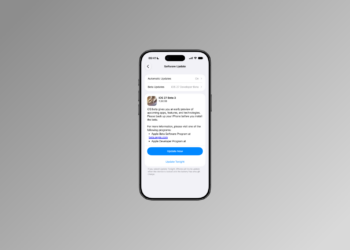 iOS 27 Beta 3 is ready for installation in the Software Update section of the iPhone settings.