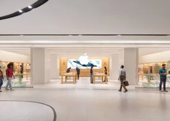 Apple Hebbal store in Bengaluru, part of the retail network driving Apple's growing sales in India