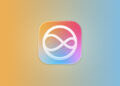 Siri app icon on a yellow and blue gradient illustrating Apple's own AI model for China