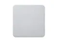 Apple Polishing Cloth in white, square with rounded corners and embossed Apple logo