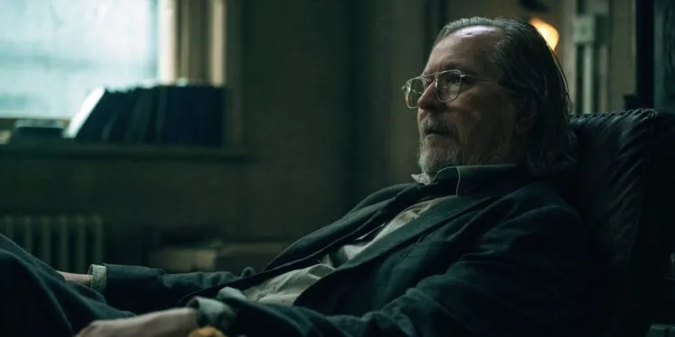 Gary Oldman as Jackson Lamb in an armchair, Slow Horses season 6 is the highlight on Apple TV in September 2026