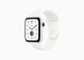Apple Watch Edition Series 5 with a white ceramic case and matching sport band, the last ceramic model in the line so far
