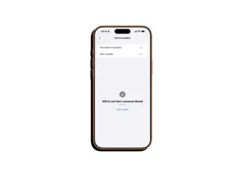iPhone screenshot of the Software Update screen in Settings and General, the device runs iOS 26.6 while iOS 26.6.1 is being tested internally